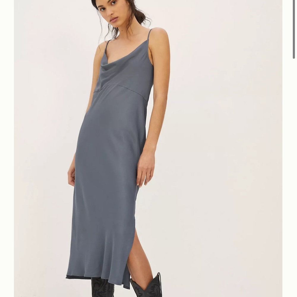 Worn once Anthropologie bias slip dress size small